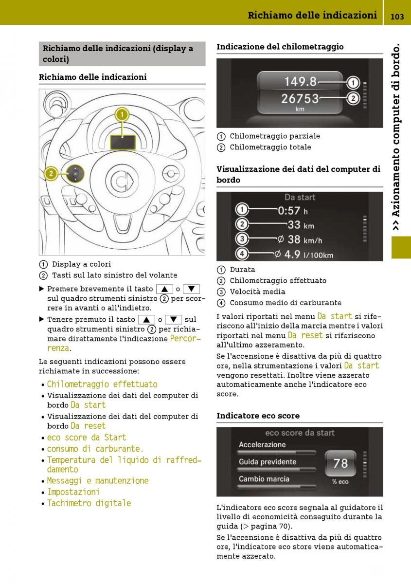 Smart Fortwo III 3 manuale del proprietario / page 105