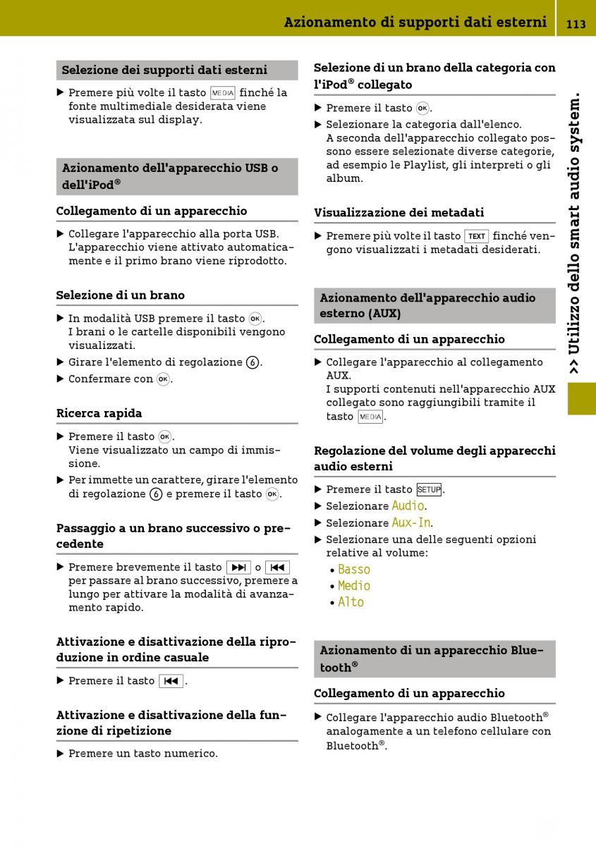 Smart Fortwo III 3 manuale del proprietario / page 115