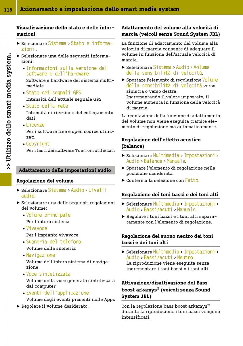 Smart Fortwo III 3 manuale del proprietario / page 120