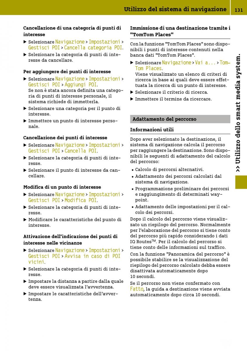 Smart Fortwo III 3 manuale del proprietario / page 133