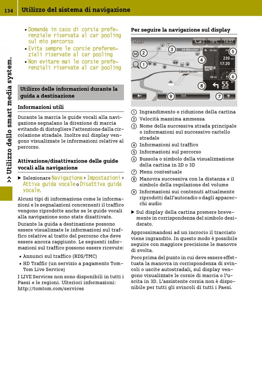 Smart Fortwo III 3 manuale del proprietario / page 136