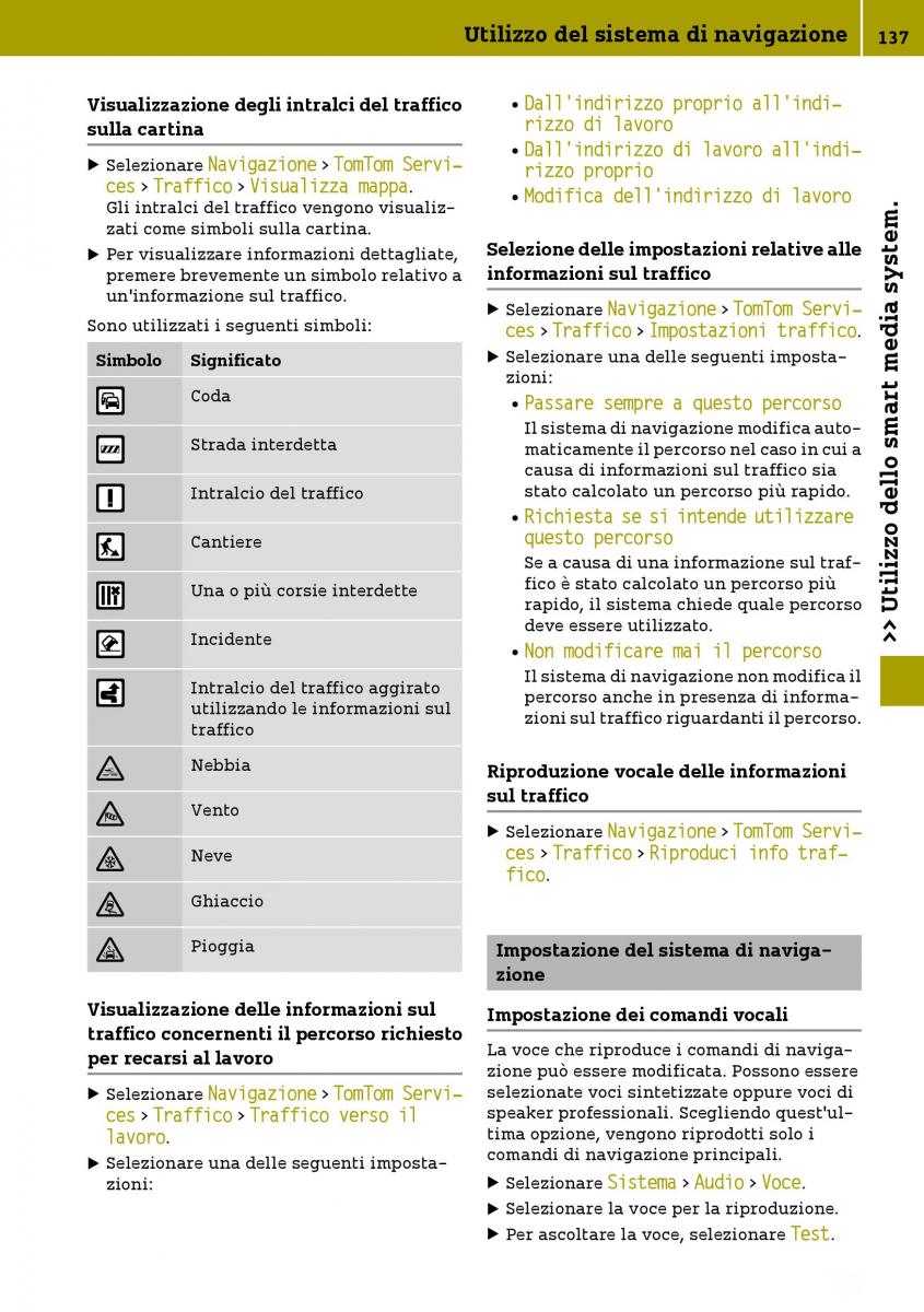 Smart Fortwo III 3 manuale del proprietario / page 139