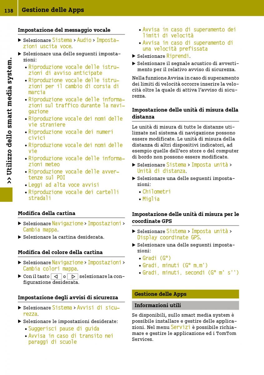 Smart Fortwo III 3 manuale del proprietario / page 140