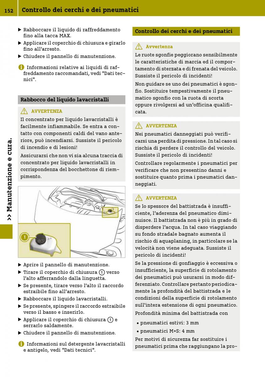 Smart Fortwo III 3 manuale del proprietario / page 154