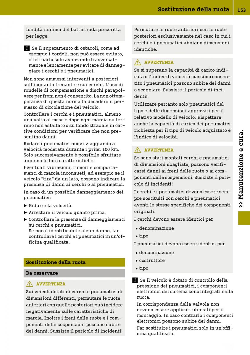 Smart Fortwo III 3 manuale del proprietario / page 155