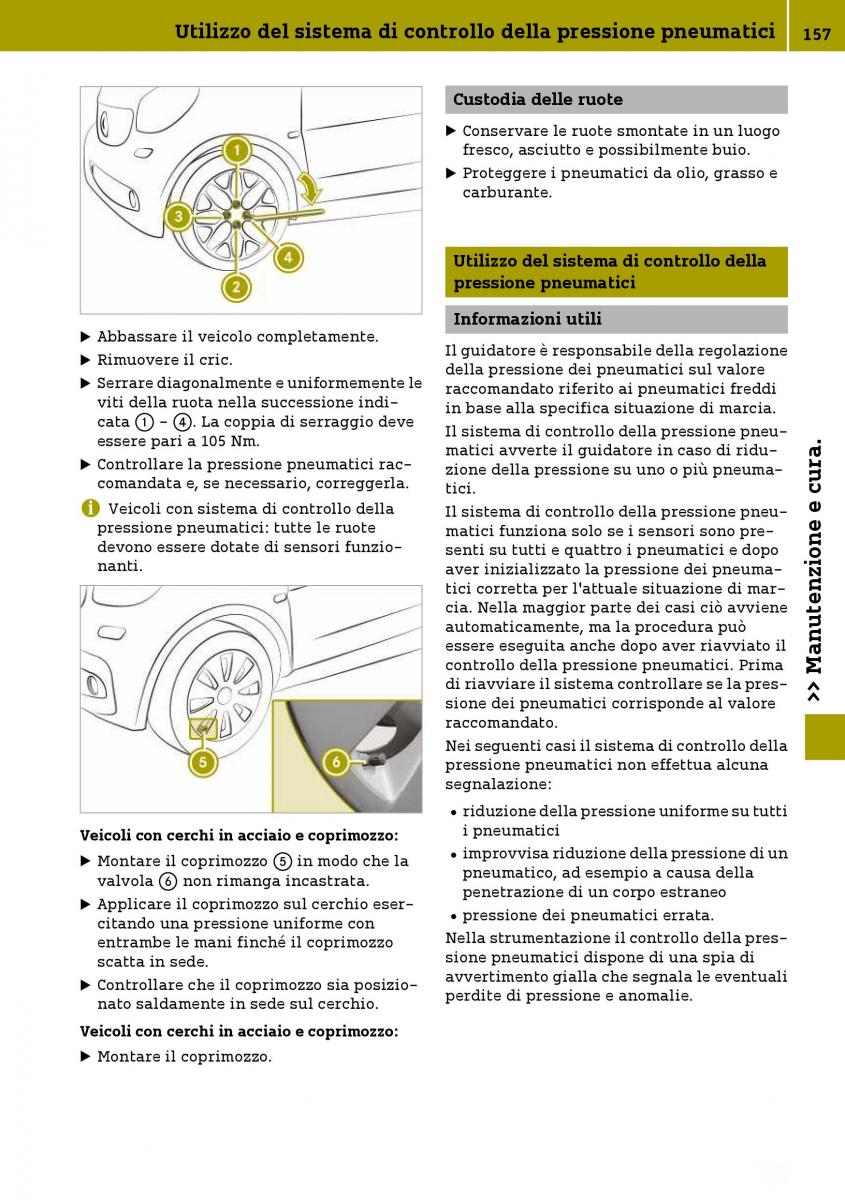 Smart Fortwo III 3 manuale del proprietario / page 159