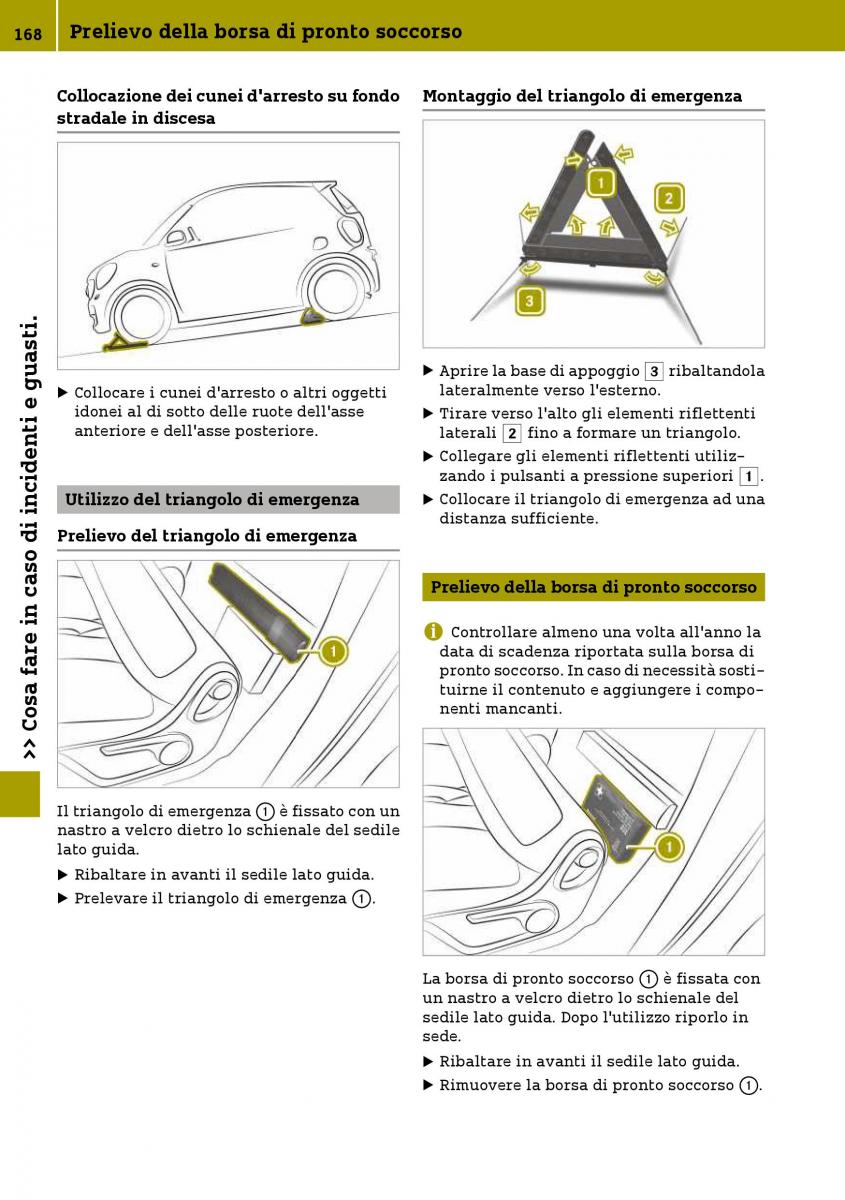 Smart Fortwo III 3 manuale del proprietario / page 170