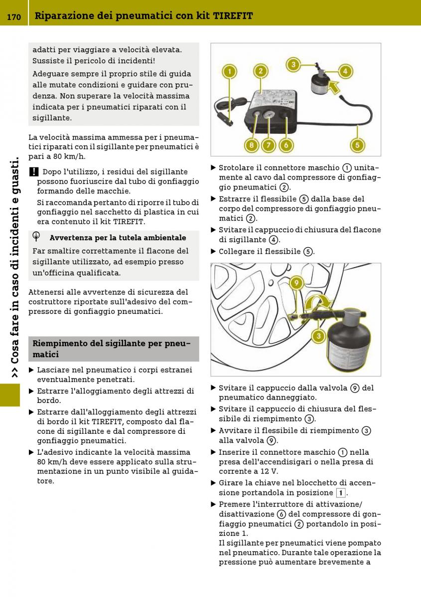 Smart Fortwo III 3 manuale del proprietario / page 172