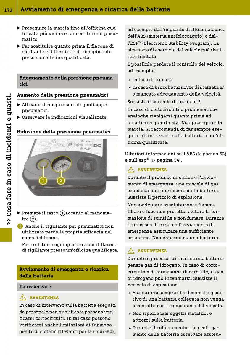 Smart Fortwo III 3 manuale del proprietario / page 174