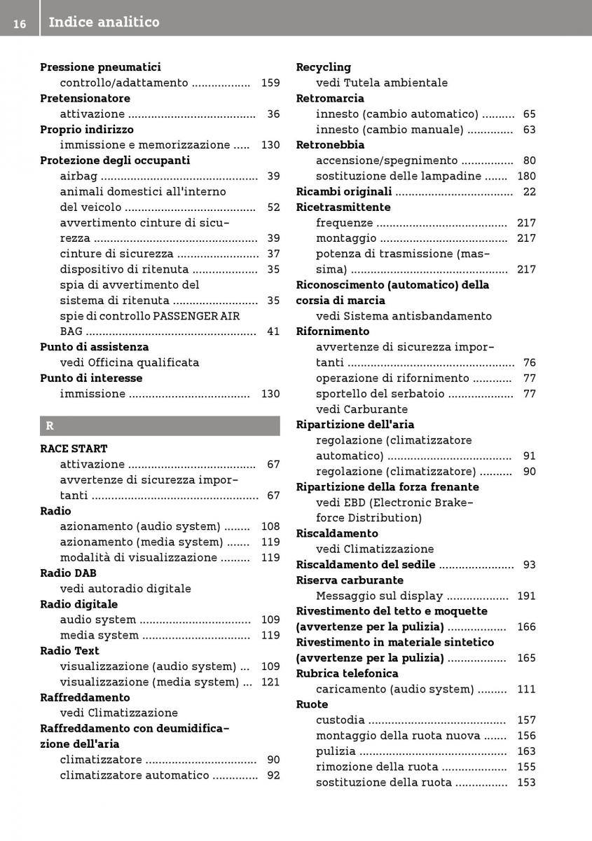 Smart Fortwo III 3 manuale del proprietario / page 18