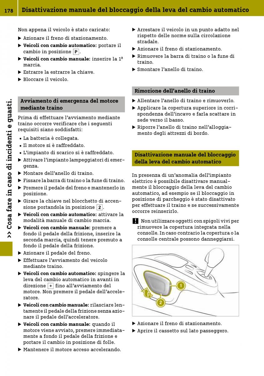 Smart Fortwo III 3 manuale del proprietario / page 180