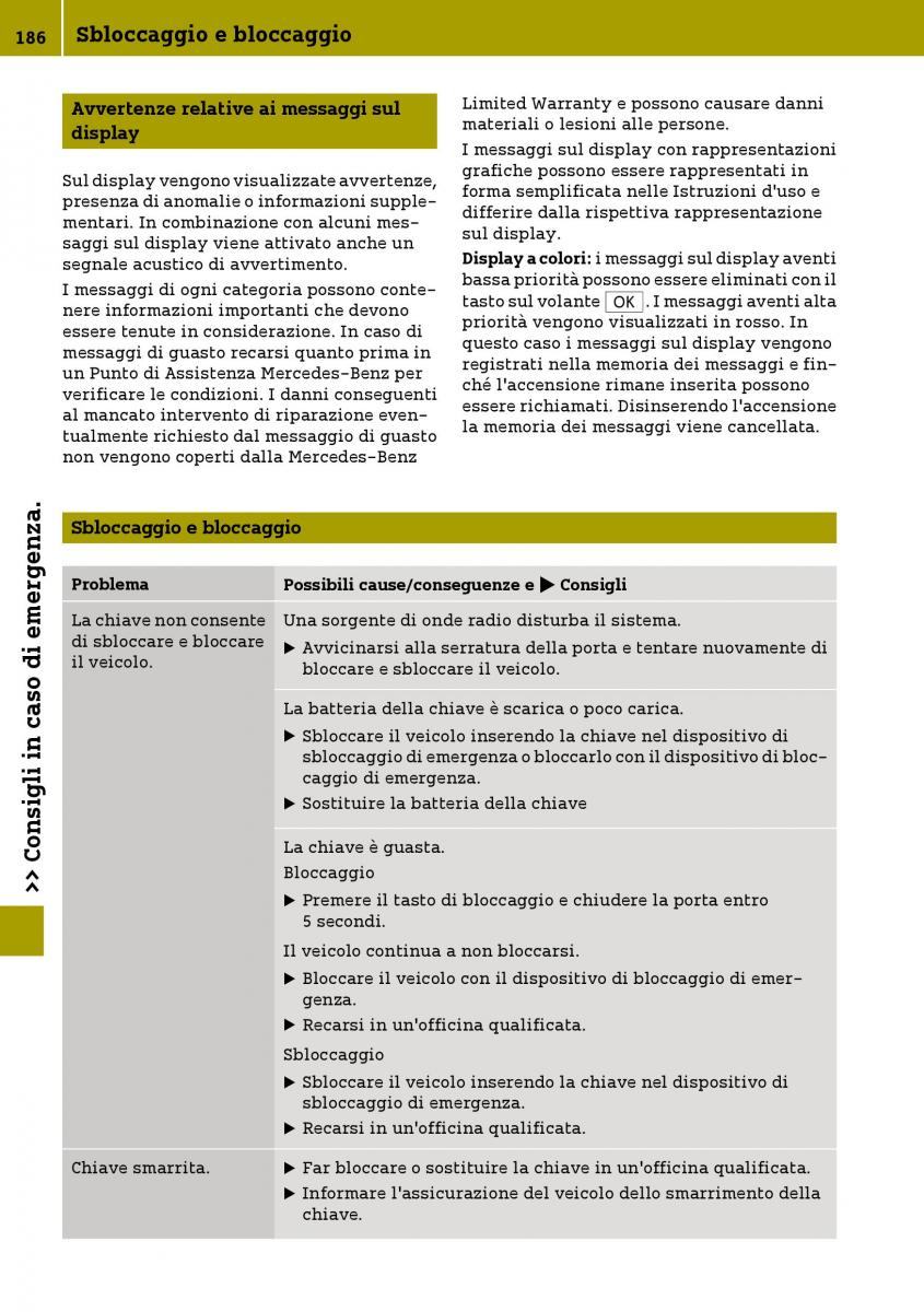 Smart Fortwo III 3 manuale del proprietario / page 188