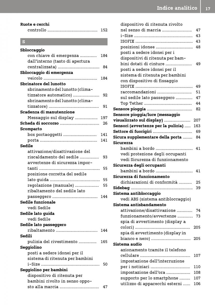 Smart Fortwo III 3 manuale del proprietario / page 19