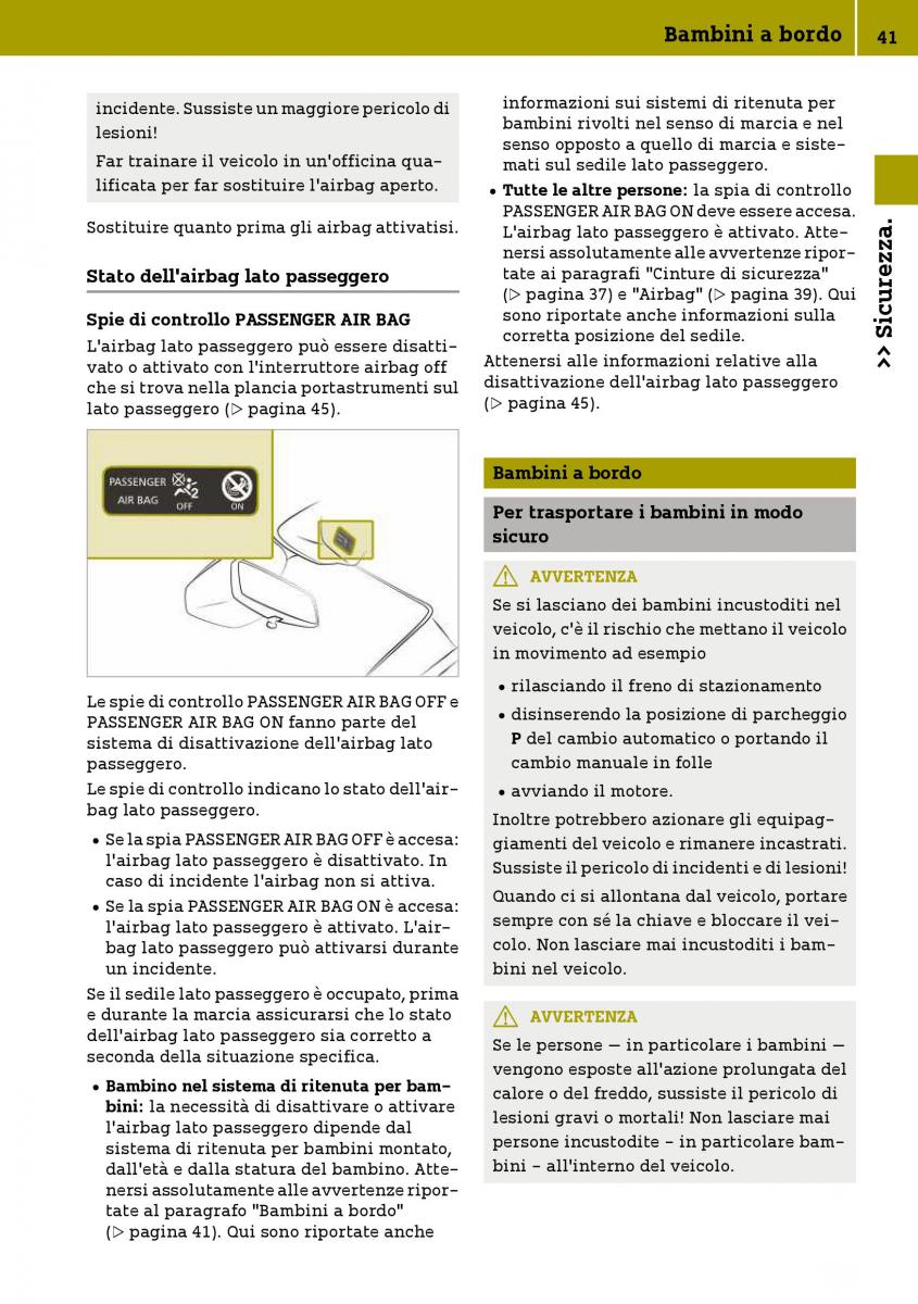 Smart Fortwo III 3 manuale del proprietario / page 43