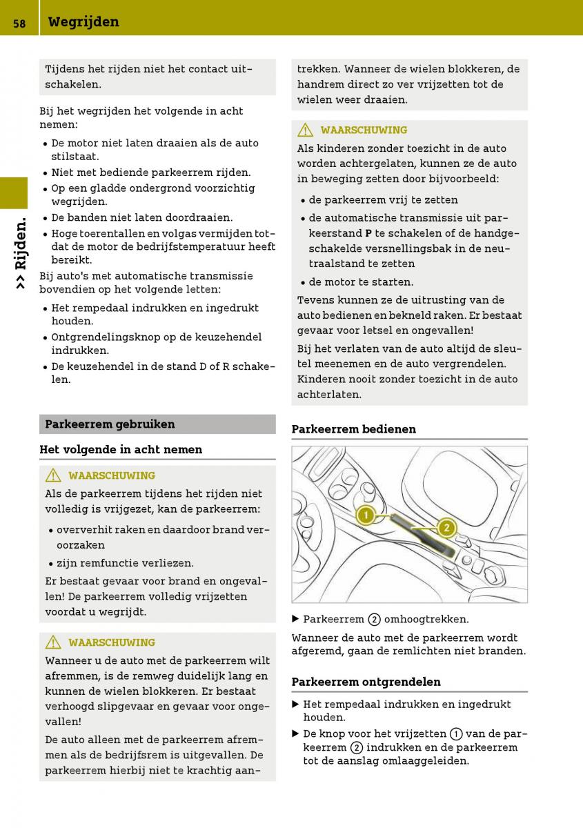 Smart Fortwo III 3 handleiding / page 60