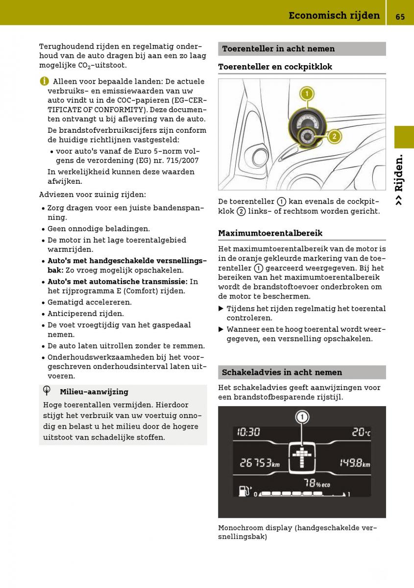 Smart Fortwo III 3 handleiding / page 67