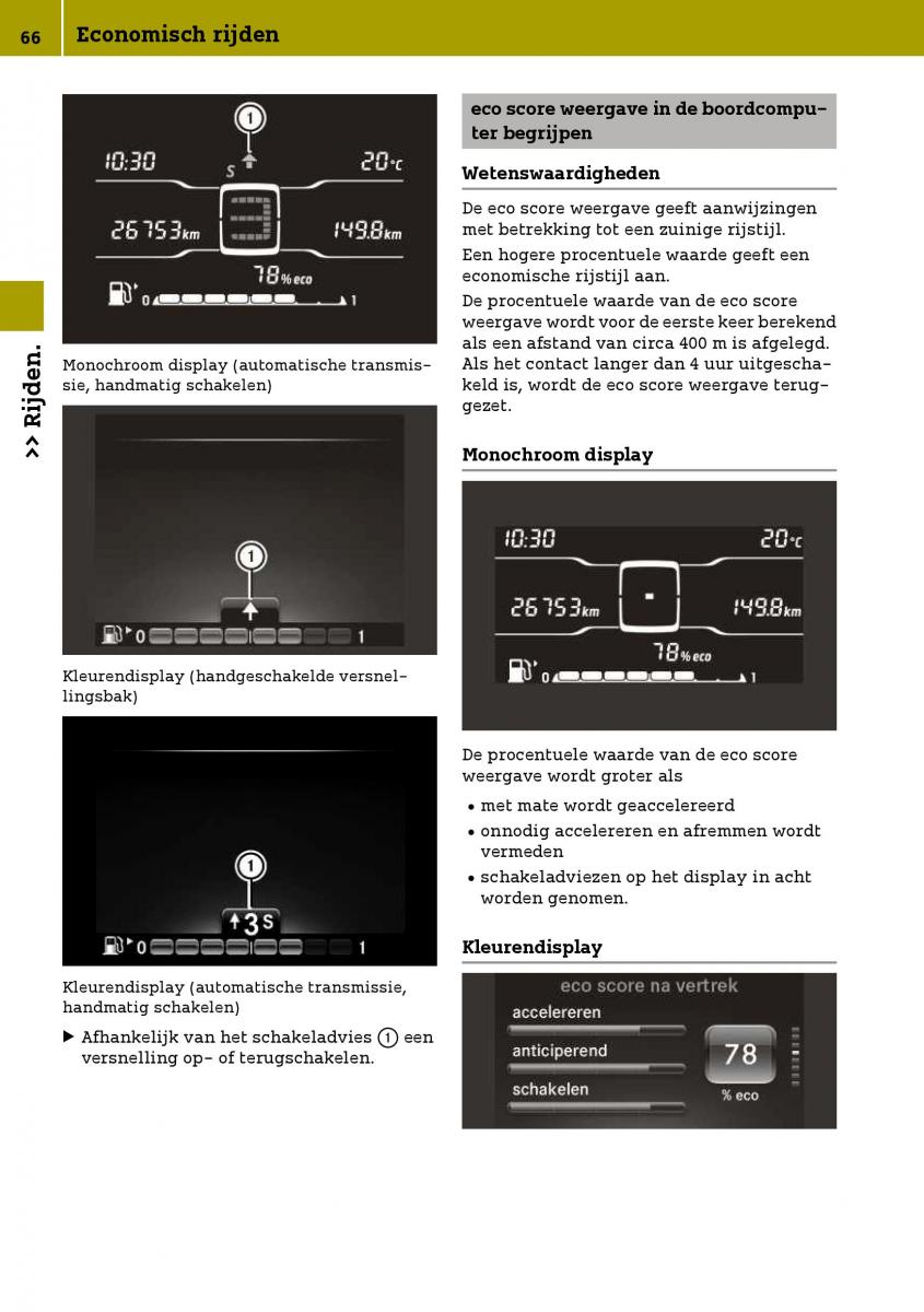 Smart Fortwo III 3 handleiding / page 68