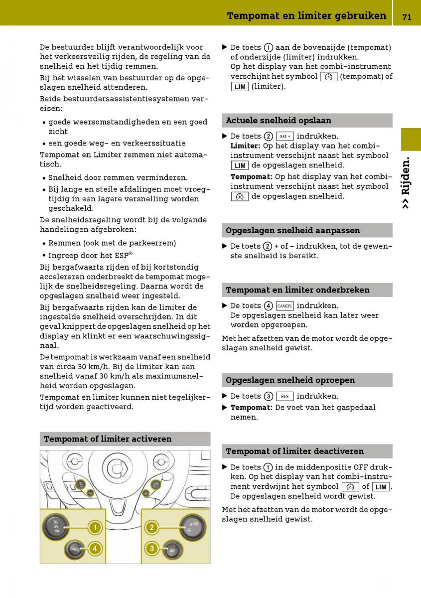 Smart Fortwo III 3 handleiding / page 73