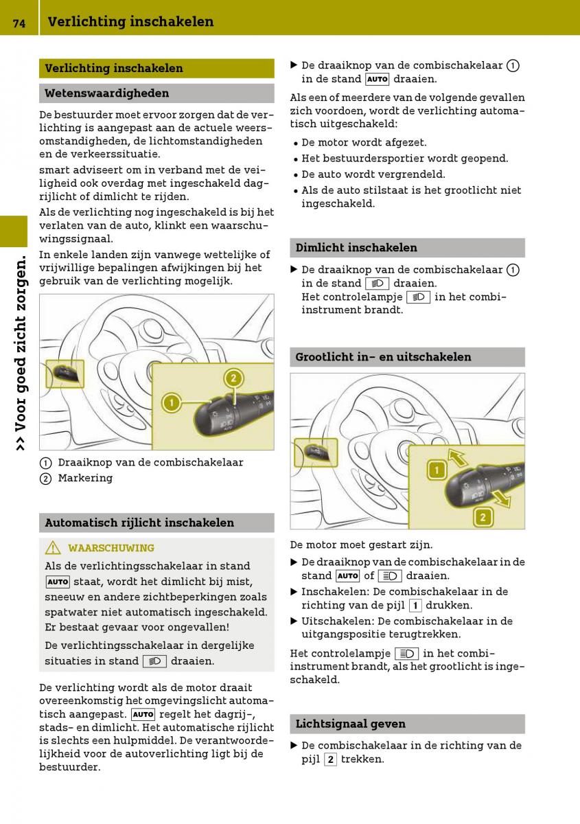 Smart Fortwo III 3 handleiding / page 76