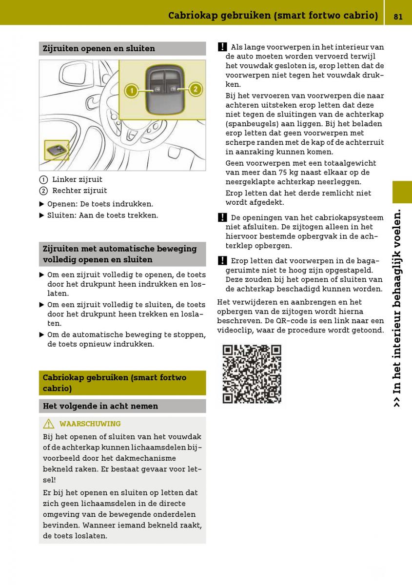 Smart Fortwo III 3 handleiding / page 83