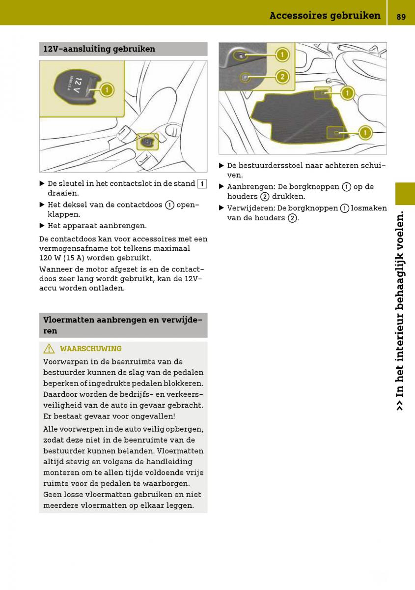 Smart Fortwo III 3 handleiding / page 91