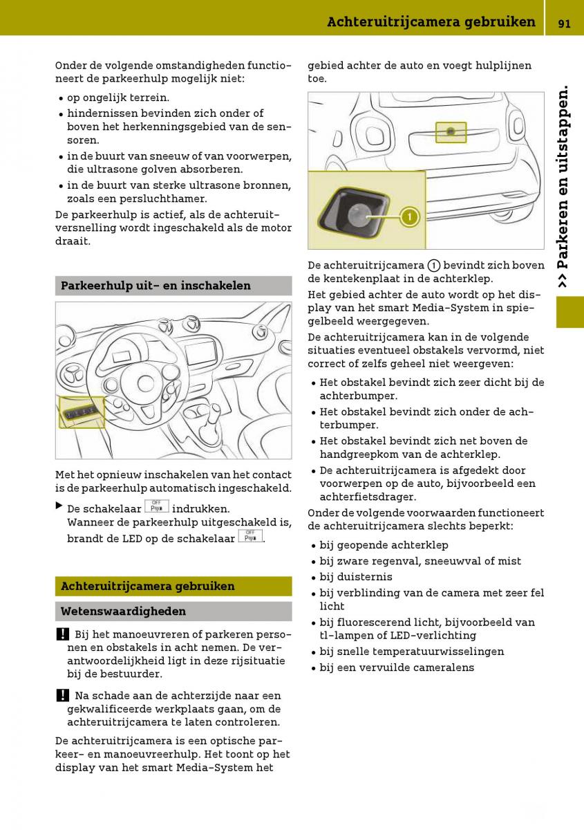 Smart Fortwo III 3 handleiding / page 93