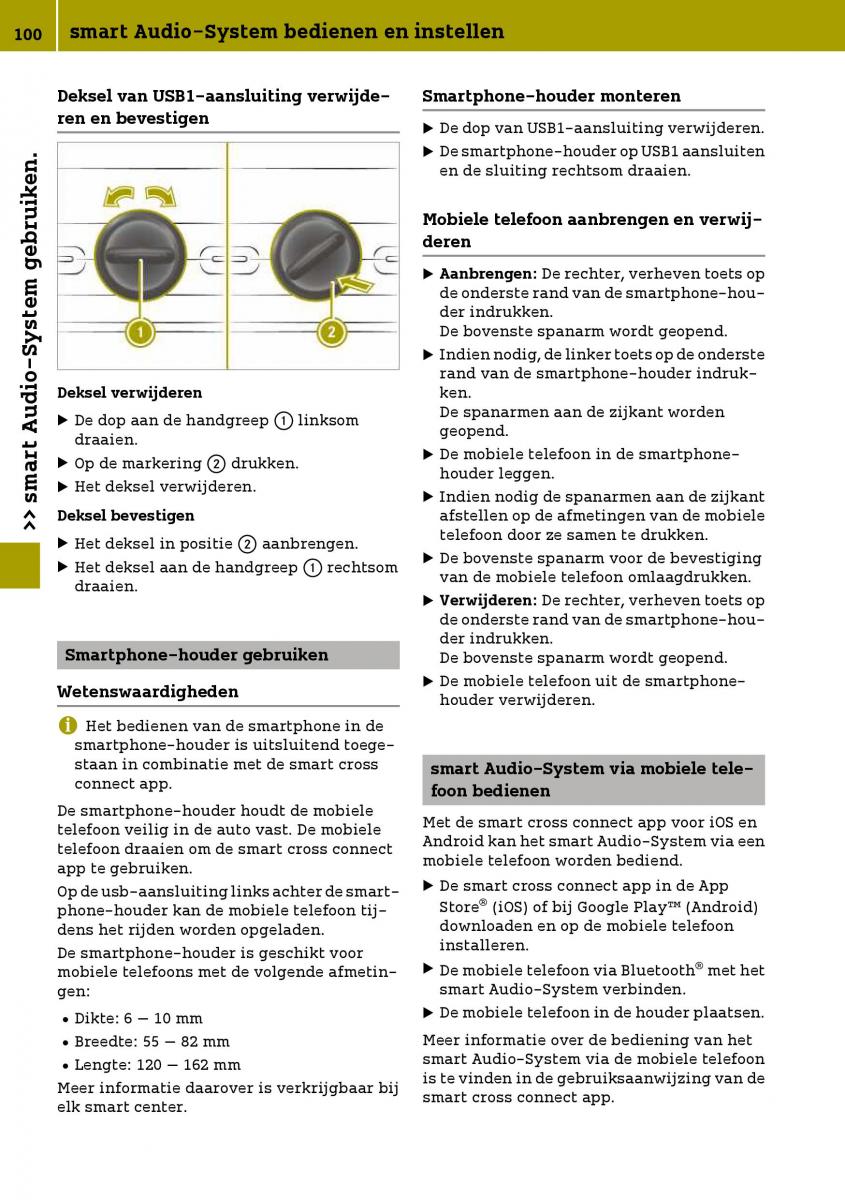 Smart Fortwo III 3 handleiding / page 102