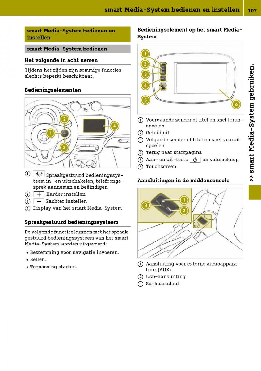 Smart Fortwo III 3 handleiding / page 109