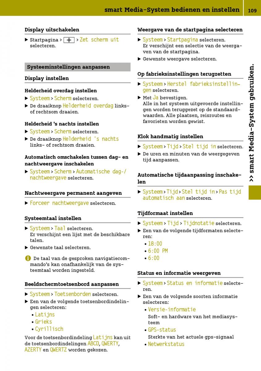 Smart Fortwo III 3 handleiding / page 111