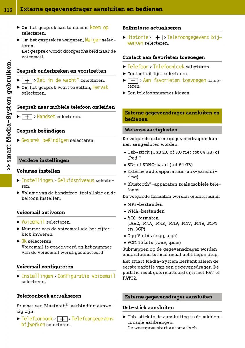 Smart Fortwo III 3 handleiding / page 118