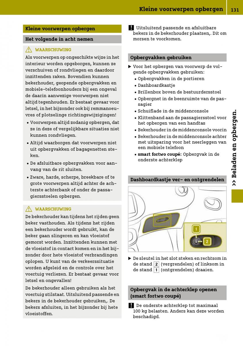 Smart Fortwo III 3 handleiding / page 133