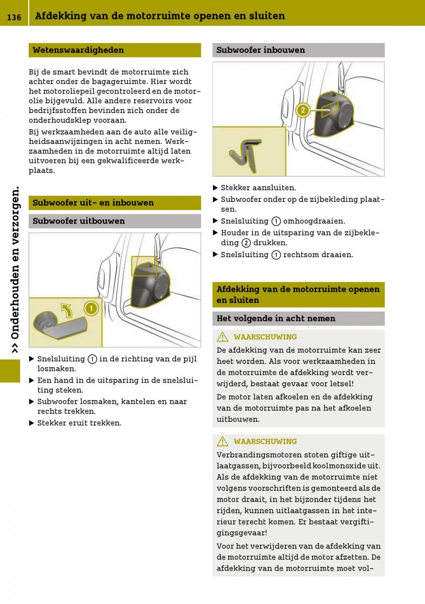 Smart Fortwo III 3 handleiding / page 138