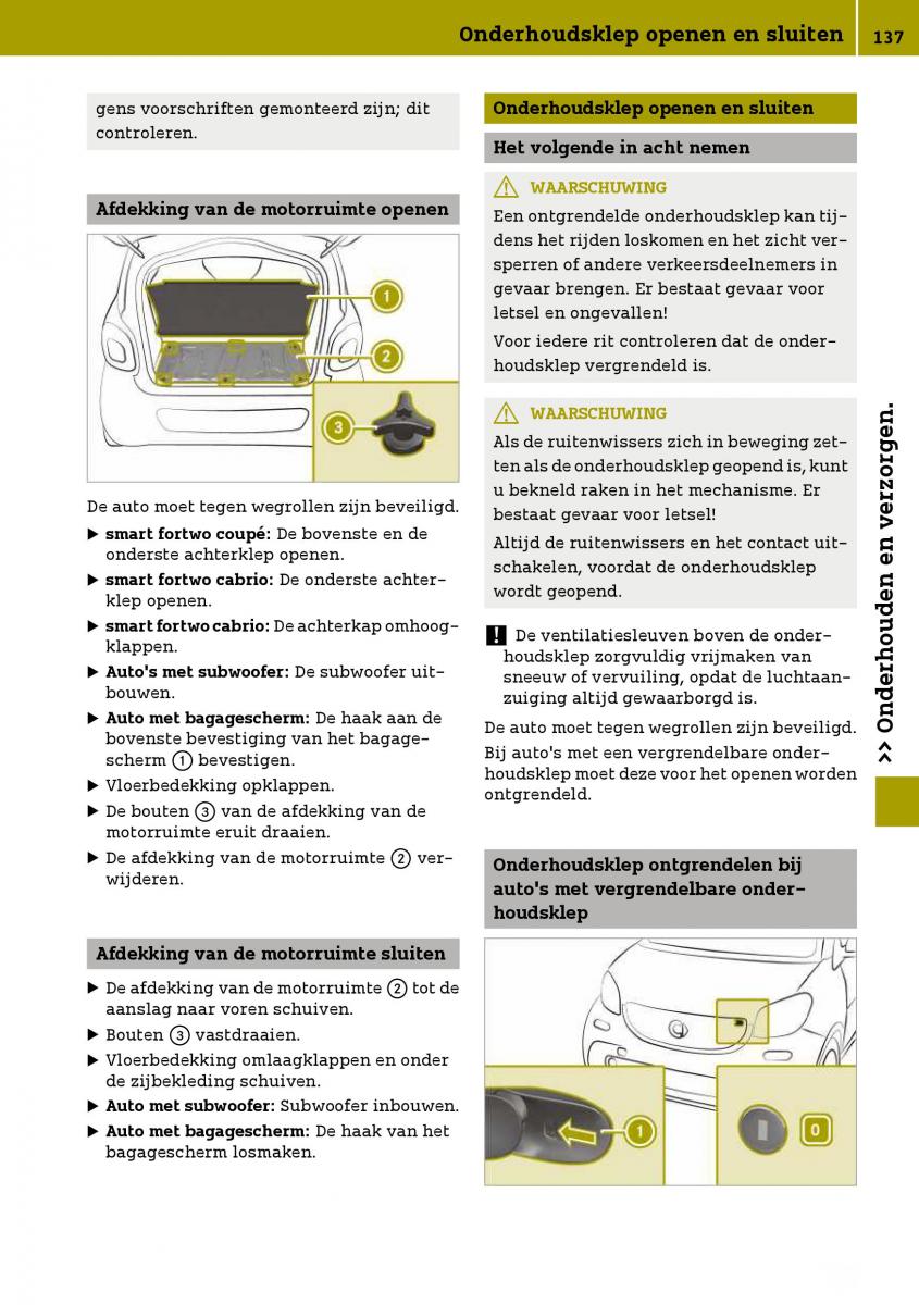 Smart Fortwo III 3 handleiding / page 139