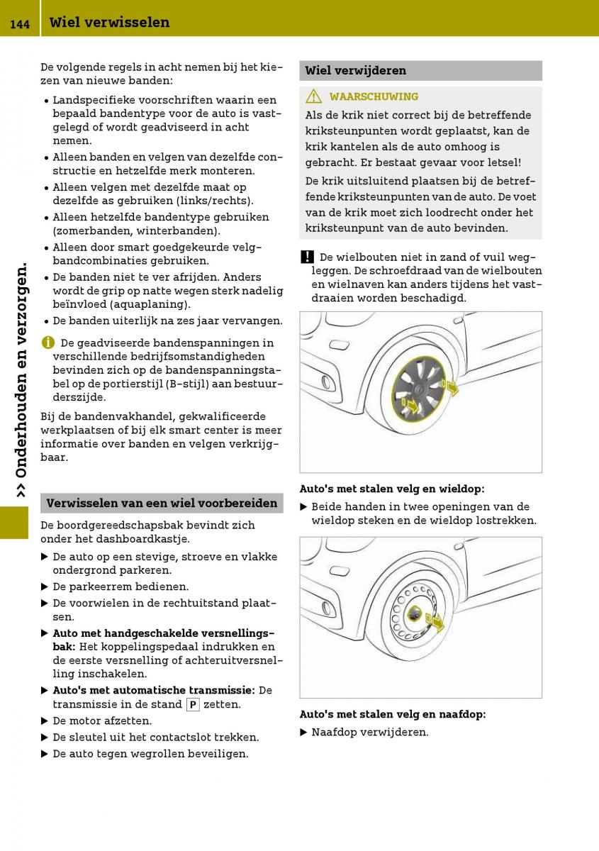 Smart Fortwo III 3 handleiding / page 146