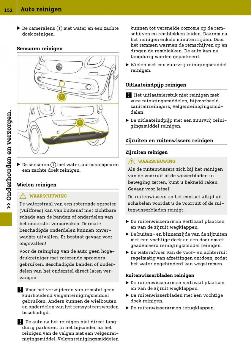 Smart Fortwo III 3 handleiding / page 154