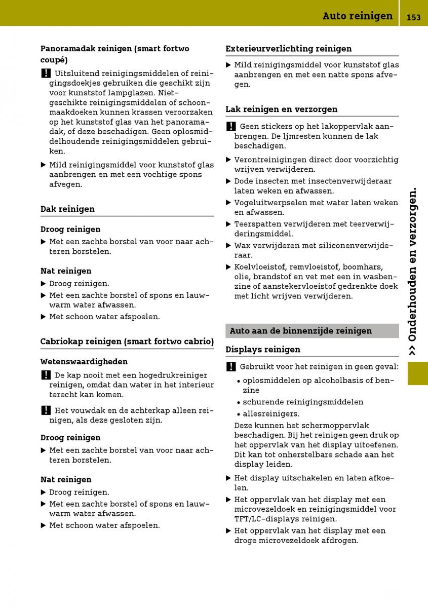 Smart Fortwo III 3 handleiding / page 155