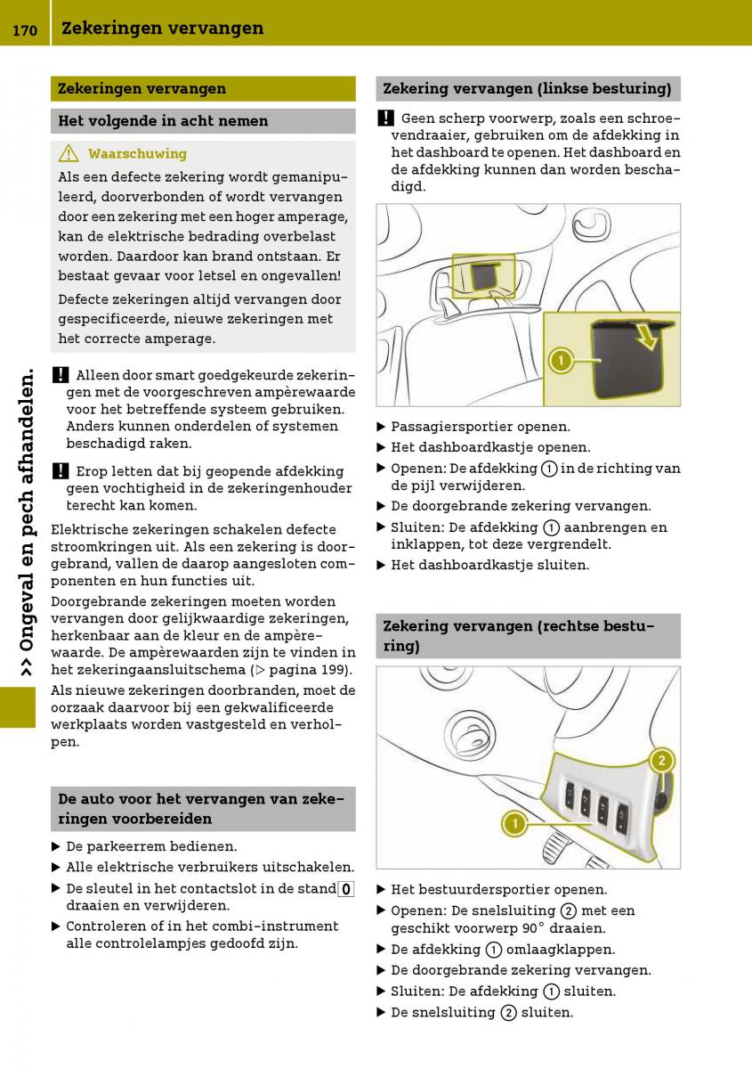 Smart Fortwo III 3 handleiding / page 172