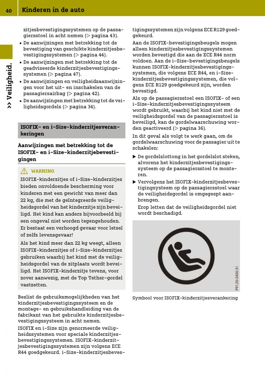 Smart Fortwo III 3 handleiding / page 42