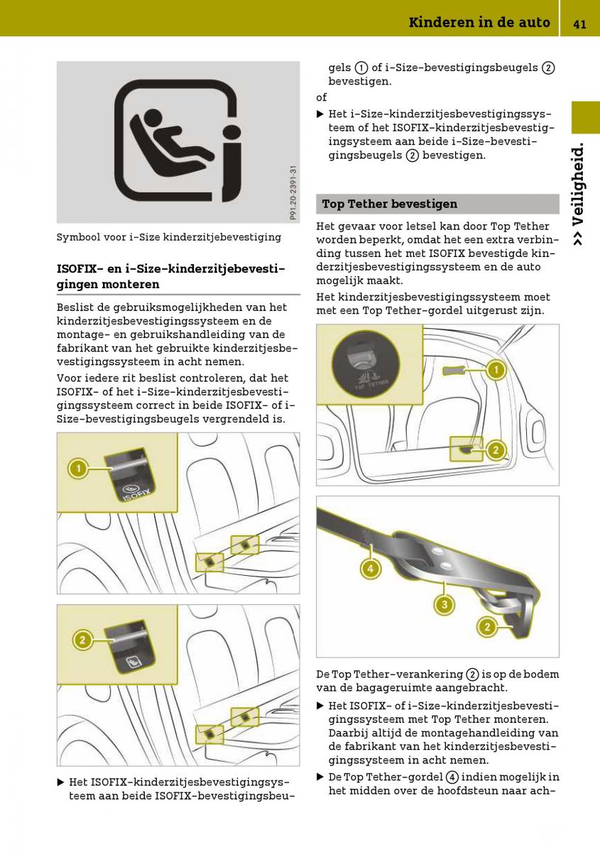 Smart Fortwo III 3 handleiding / page 43