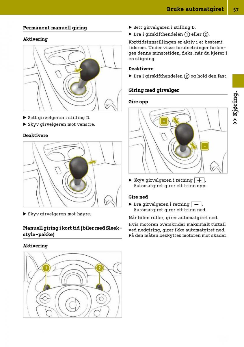 Smart Fortwo III 3 bruksanvisningen / page 59