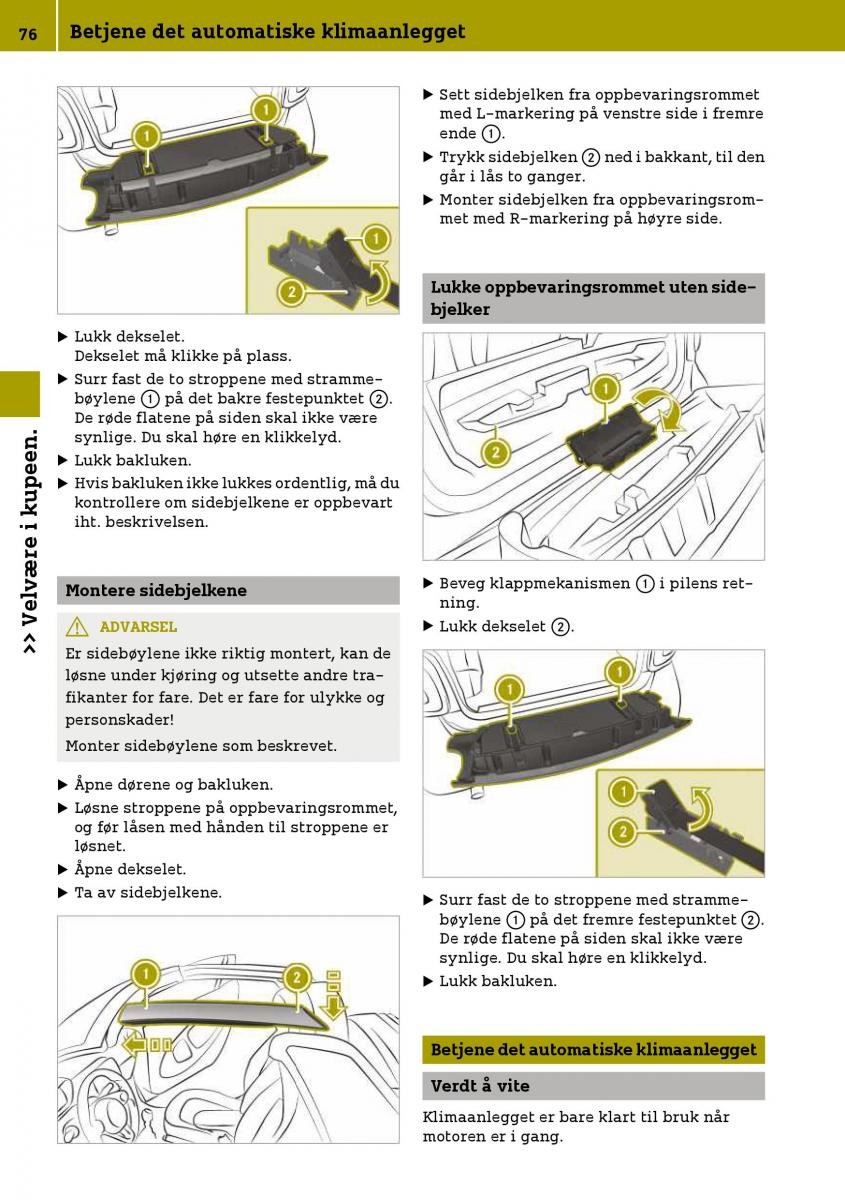 Smart Fortwo III 3 bruksanvisningen / page 78