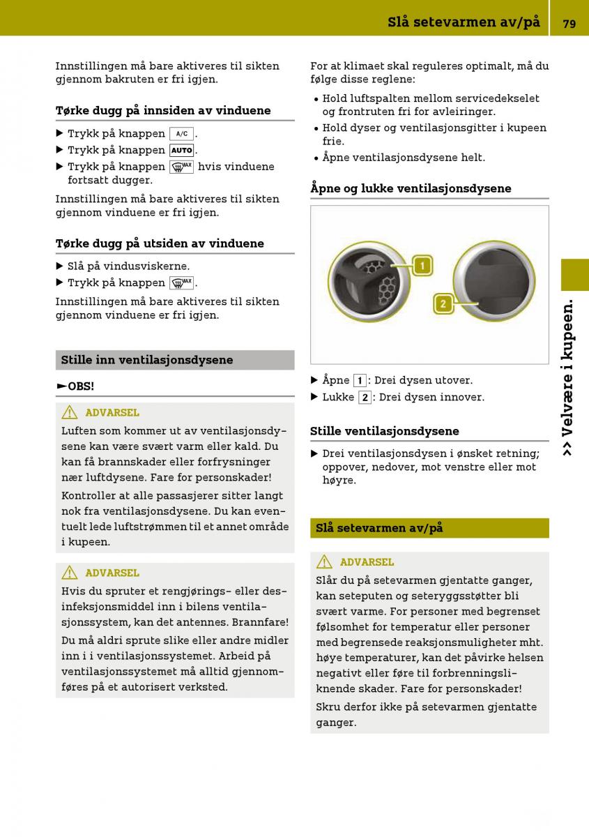 Smart Fortwo III 3 bruksanvisningen / page 81