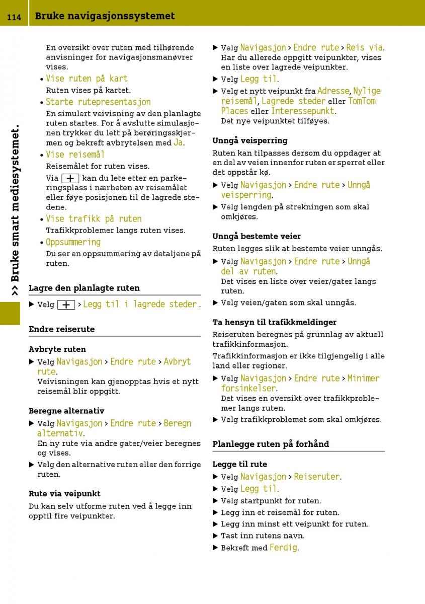 Smart Fortwo III 3 bruksanvisningen / page 116