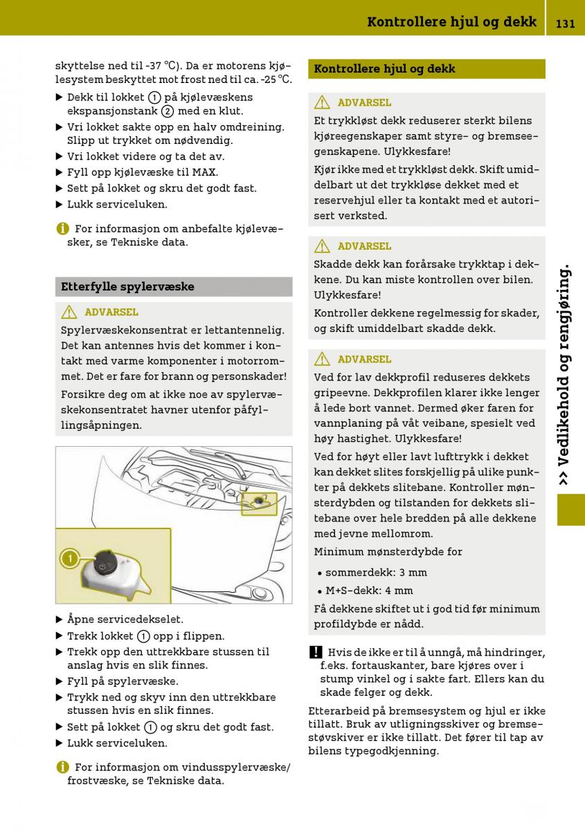 Smart Fortwo III 3 bruksanvisningen / page 133