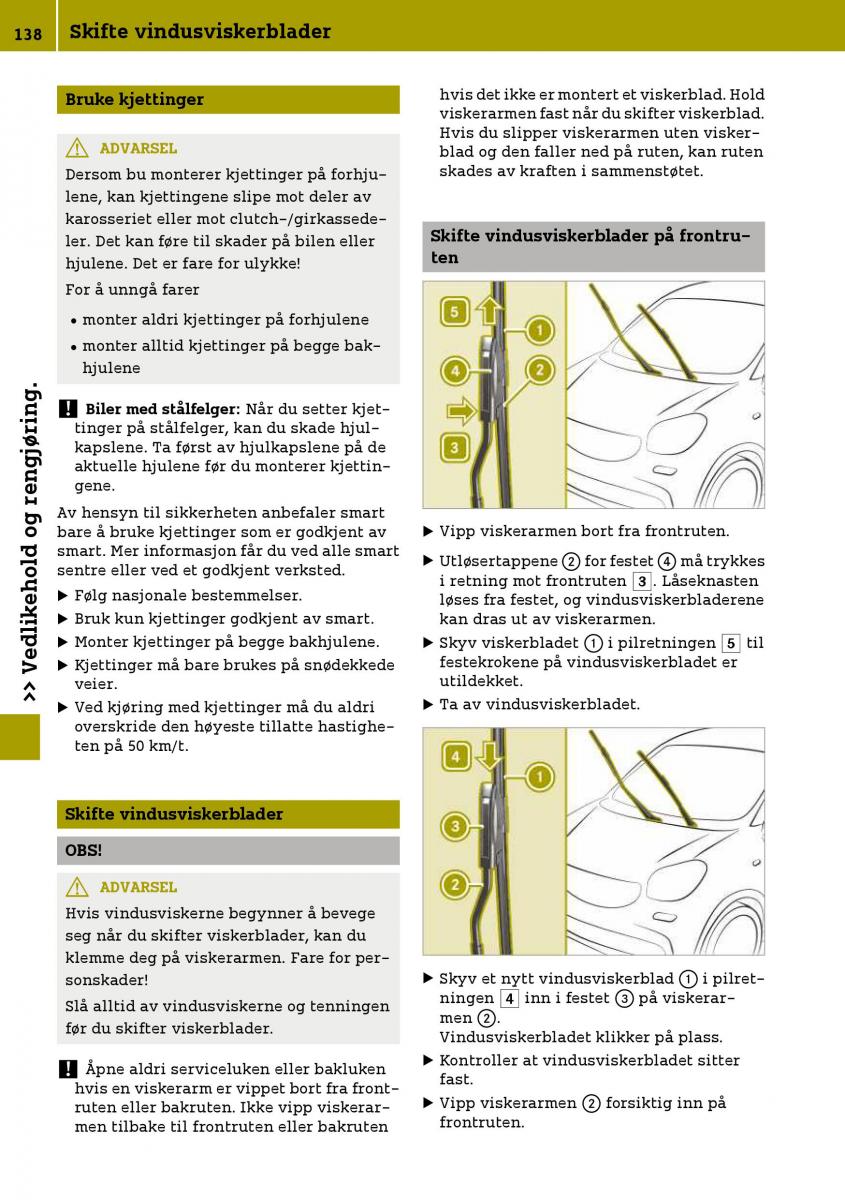 Smart Fortwo III 3 bruksanvisningen / page 140