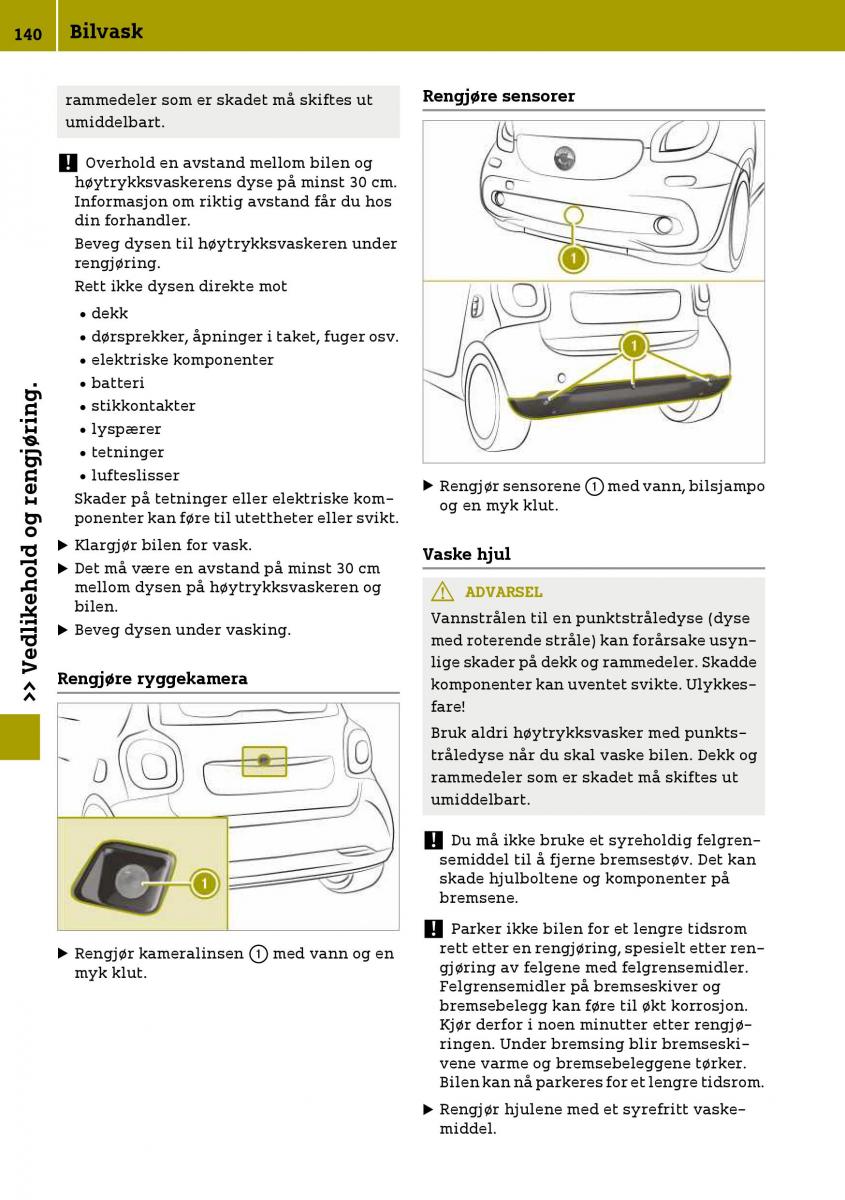 Smart Fortwo III 3 bruksanvisningen / page 142