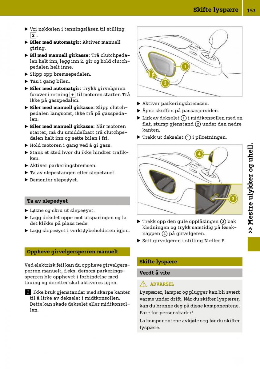 Smart Fortwo III 3 bruksanvisningen / page 155