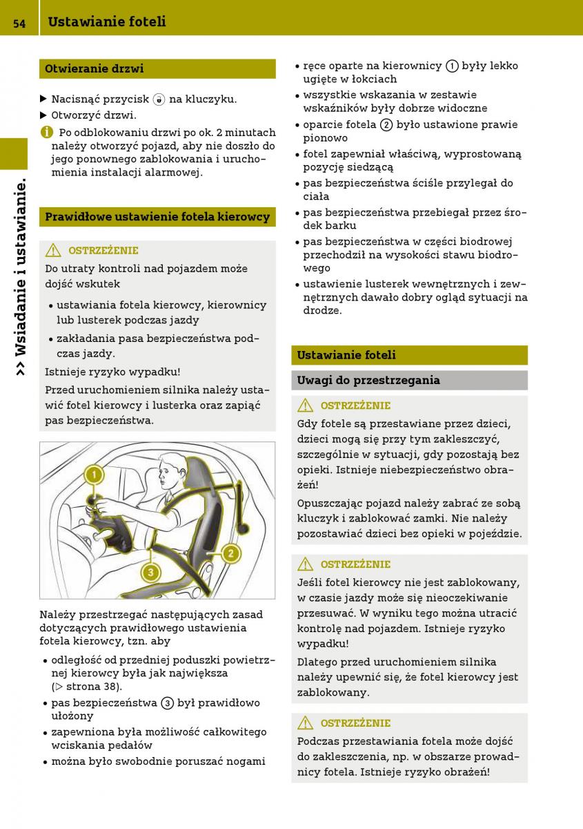 Smart Fortwo III 3 instrukcja obslugi / page 56