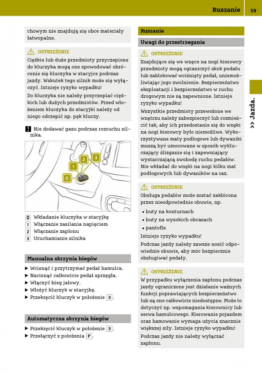 Smart Fortwo III 3 instrukcja obslugi / page 61