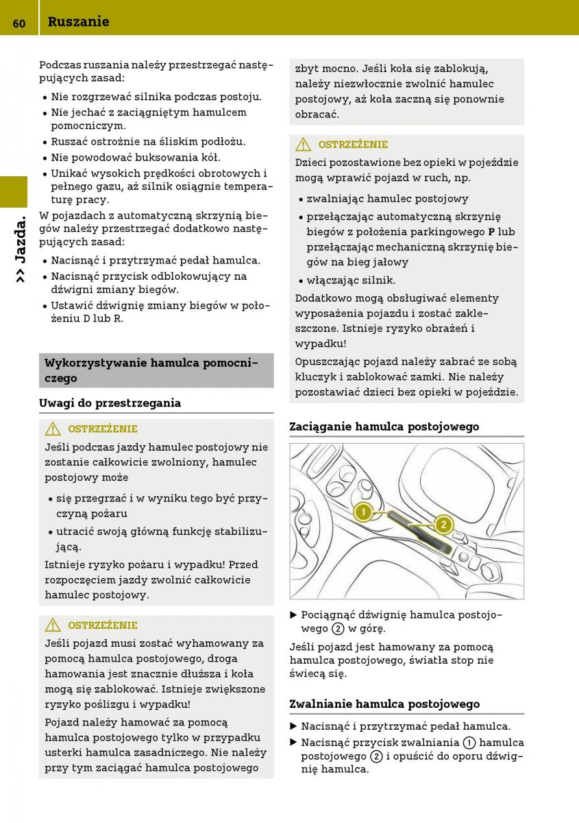 Smart Fortwo III 3 instrukcja obslugi / page 62